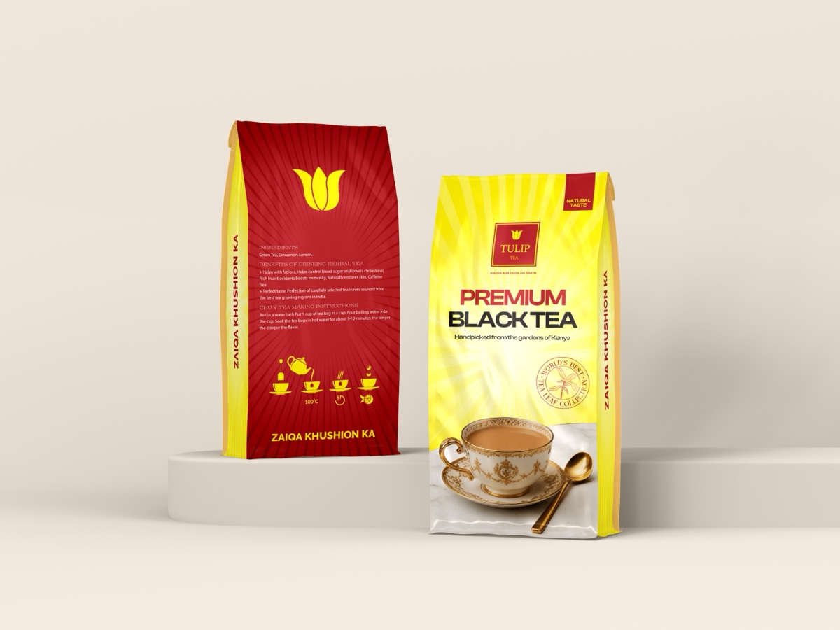 Tulip Tea — Packaging