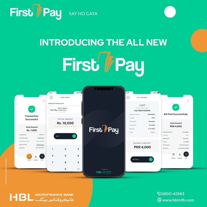 HBL FirstPay — Launch